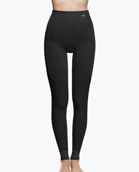 ANKLE LENGTH GIRDLE WITH ZIPPERED CLOSURES