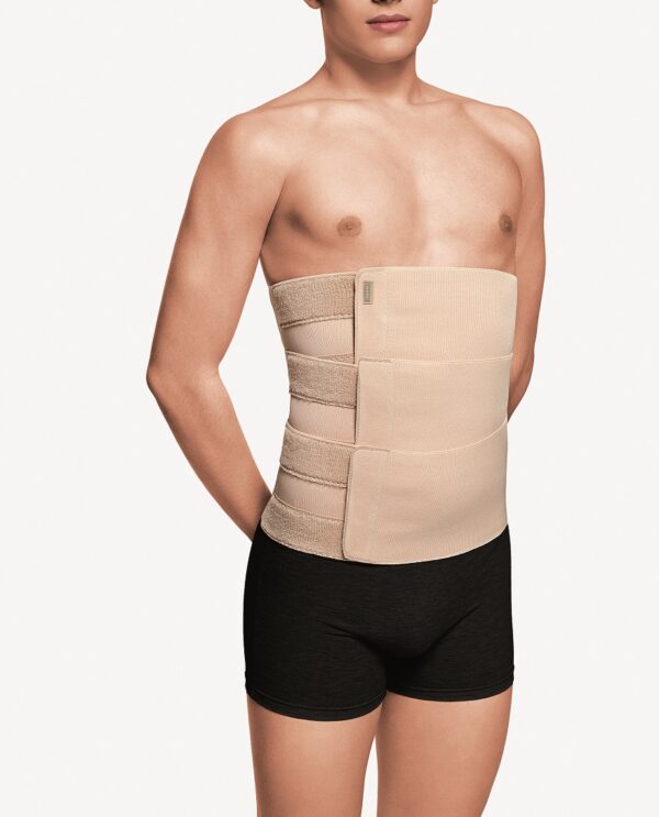 ABDOMINAL BINDER WITH THREE ADJUSTABLE PANELS (UNISEX)